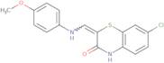 (2E)-7-Chloro-2-[(4-methoxyanilino)methylidene]-4H-1,4-benzothiazin-3-one