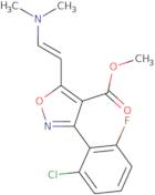 Methyl 3-(2-chloro-6-fluorophenyl)-5-[2-(dimethyl-amino)vinyl]-4-isoxazolecarboxylate