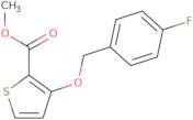 Methyl 3-[(4-fluorobenzyl)oxy]thiophene-2-carboxylate