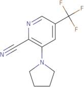 2-Cyano-3-(pyrrolidin-1-yl)-5-(trifluoromethyl)pyridine