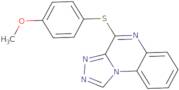 4-[(4-Methoxyphenyl)sulfanyl][1,2,4]triazolo[4,3-a]quinoxaline