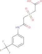 2-({2-Oxo-2-[3-(trifluoromethyl)anilino]ethyl}sulfonyl)acetic acid