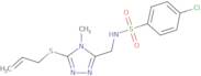 N-{[5-(Allylsulfanyl)-4-methyl-4H-1,2,4-triazol-3-yl]methyl}-4-chlorobenzenesulfonamide