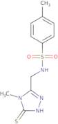 4-Methyl-N-[(4-methyl-5-sulfanyl-4H-1,2,4-triazol-3-yl)methyl]benzene-1-sulfonamide