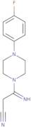 3-[4-(4-Fluorophenyl)piperazin-1-yl]-3-iminopropionitrile