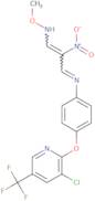 3-(4-{[3-Chloro-5-(trifluoromethyl)-2-pyridinyl]oxy}anilino)-2-nitroacrylaldehyde o-methyloxime