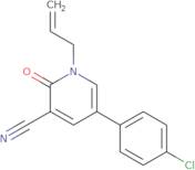 5-(4-Chlorophenyl)-2-oxo-1-(prop-2-en-1-yl)-1,2-dihydropyridine-3-carbonitrile