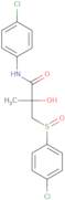 N-(4-Chlorophenyl)-3-[(4-chlorophenyl)sulfinyl]-2-hydroxy-2-methylpropanamide