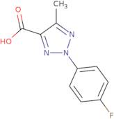 2-(4-Fluorophenyl)-5-methyl-2H-1,2,3-triazole-4-carboxylic acid