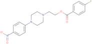 2-[4-(4-Nitrophenyl)piperazino]ethyl 4-fluorobenzenecarboxylate