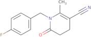 1-(4-Fluorobenzyl)-2-methyl-6-oxo-1,4,5,6-tetrahydropyridine-3-carbonitrile