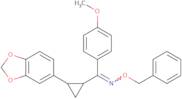 [2-(1,3-Benzodioxol-5-yl)cyclopropyl](4-methoxyphenyl)methanone o-benzyloxime