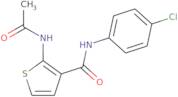 N-(4-Chlorophenyl)-2-acetamidothiophene-3-carboxamide