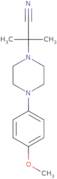 2-[4-(4-Methoxyphenyl)piperazin-1-yl]-2-methylpropanenitrile