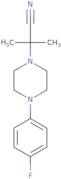 2-[4-(4-Fluorophenyl)piperazin-1-yl]-2-methylpropanenitrile