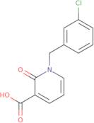 1-[(3-Chlorophenyl)methyl]-2-oxo-1,2-dihydropyridine-3-carboxylic acid