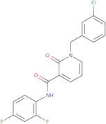 1-[(3-Chlorophenyl)methyl]-N-(2,4-difluorophenyl)-2-oxo-1,2-dihydropyridine-3-carboxamide