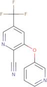 3-(Pyridin-3-yloxy)-5-(trifluoromethyl)pyridine-2-carbonitrile