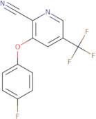 3-(4-Fluorophenoxy)-5-trifluoromethylpyridine-2-carbonitrile