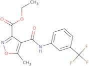 Ethyl 5-methyl-4-{[3-(trifluoromethyl)anilino]carbonyl}isoxazole-3-carboxylate