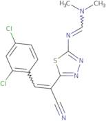 N'-{5-[1-Cyano-2-(2,4-dichlorophenyl)vinyl]-1,3,4-thiadiazol-2-yl}-N,N-dimethyliminoformamide