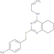 N-Allyl-2-[(4-methylbenzyl)sulfanyl]-5,6,7,8-tetrahydro-4-quinazolinamine