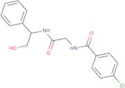 4-Chloro-N-{2-[(2-hydroxy-1-phenylethyl)amino]-2-oxoethyl}benzenecarboxamide