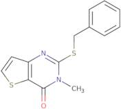 2-(Benzylsulfanyl)-3-methylthieno[3,2-d]pyrimidin-4(3H)-one