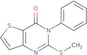 2-(Methylsulfanyl)-3-phenylthieno[3,2-d]pyrimidin-4(3H)-one