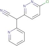2-(6-Chloropyridazin-3-yl)-2-(pyridin-2-yl)acetonitrile