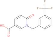 6-Oxo-1-[3-(trifluoromethyl)benzyl]-1,6-dihydro-3-pyridinecarboxylic acid