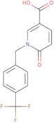 6-Oxo-1-[4-(trifluoromethyl)benzyl]-1,6-dihydro-3-pyridinecarboxylic acid