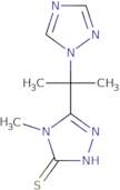 4-Methyl-5-[2-(1H-1,2,4-triazol-1-yl)propan-2-yl]-4H-1,2,4-triazole-3-thiol