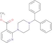 Methyl 2-[4-(diphenylmethyl)piperazin-1-yl]pyridine-3-carboxylate