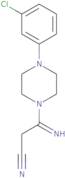 3-[4-(3-Chlorophenyl)piperazin-1-yl]-3-iminopropanenitrile