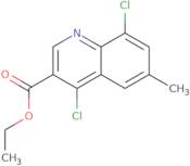 3-Quinolinecarboxylic acid, 4,8-dichloro-6-methyl-, ethyl ester