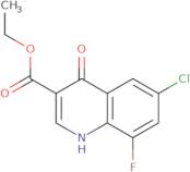 Ethyl 6-chloro-8-fluoro-4-hydroxyquinoline-3-carboxylate