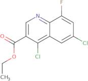 Ethyl 4,6-dichloro-8-fluoro-3-quinolinecarboxylate