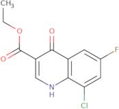 Ethyl 8-chloro-6-fluoro-4-hydroxyquinoline-3-carboxylate