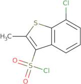 7-Chloro-2-methyl-1-benzothiophene-3-sulfonyl chloride