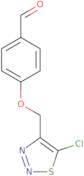 4-[(5-Chloro-1,2,3-thiadiazol-4-yl)methoxy]-benzenecarbaldehyde