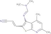 N'-[2-(2-Cyanovinyl)-4,6-dimethylthieno[2,3-b]pyridin-3-yl]-N,N-dimethyliminoformamide