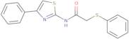 N-(4-Phenyl-1,3-thiazol-2-yl)-2-(phenylsulfanyl)acetamide