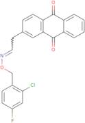 2-(9,10-Dioxo-9,10-dihydro-2-anthracenyl)acetaldehyde o-(2-chloro-4-fluorobenzyl)oxime