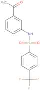 N-(3-Acetylphenyl)-4-(trifluoromethyl)benzene-1-sulfonamide