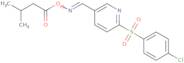 [[6-(4-Chlorophenyl)sulfonylpyridin-3-yl]methylideneamino] 3-methylbutanoate