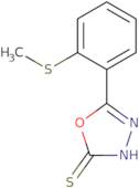 5-[2-(Methylsulfanyl)phenyl]-1,3,4-oxadiazol-2-ylhydrosulfide