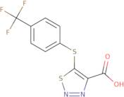 5-{[4-(Trifluoromethyl)phenyl]sulfanyl}-1,2,3-thiadiazole-4-carboxylic acid