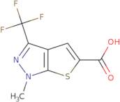 1-Methyl-3-(trifluoromethyl)-1H-thieno[2,3-c]pyrazole-5-carboxylic acid