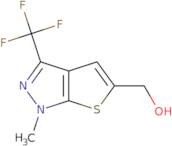 [1-Methyl-3-(trifluoromethyl)-1H-thieno[2,3-c]pyrazol-5-yl]methanol